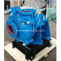 Horizontal slurry pump with rubber liners